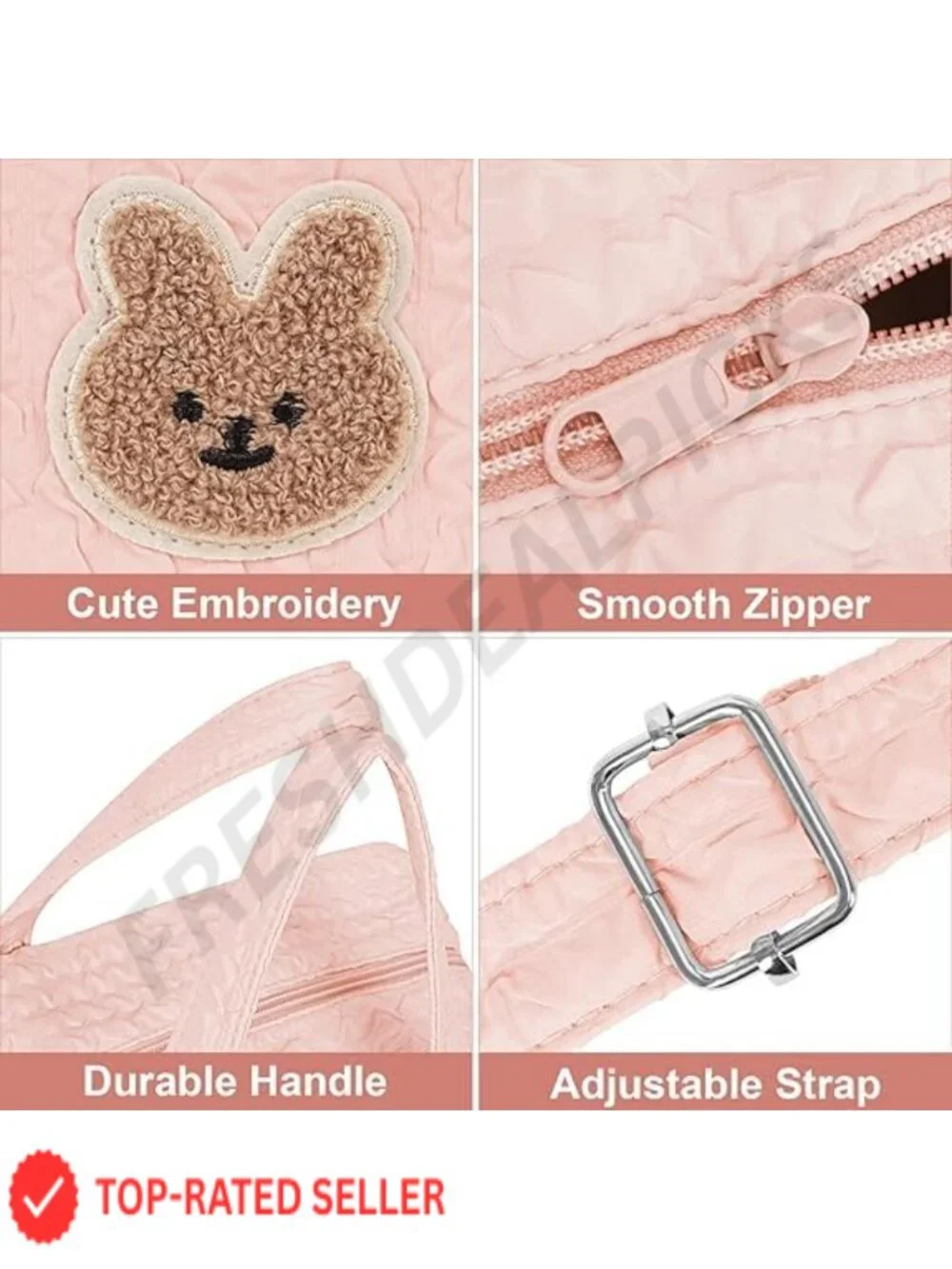Large Nylon Diaper Bag Tote Crossbody Mom Bag Multi-Pocket Baby Travel Bags